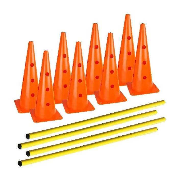 Adjustable Agility Hurdles Cone Set