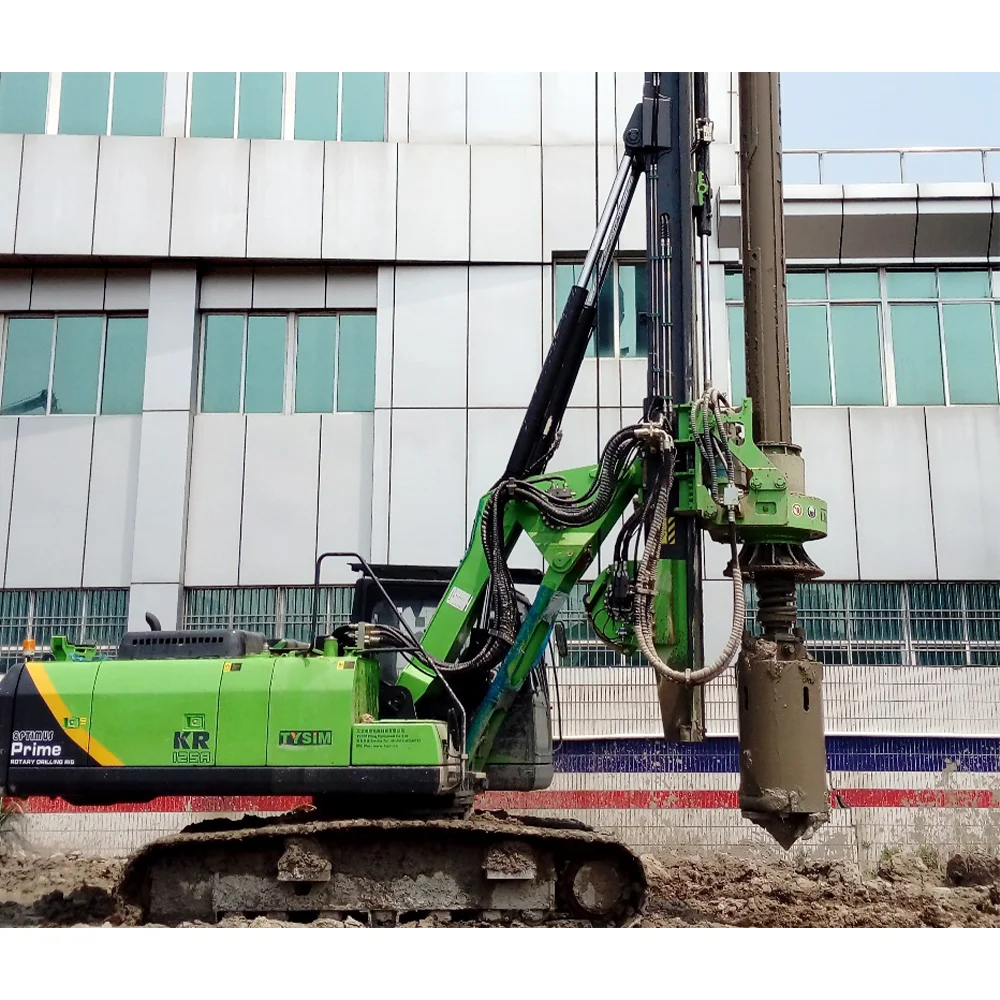 Advanced Cooling System New 1300/1500mm Drilling Diameter Track Mounted Mobile Rotary Drilling Rig