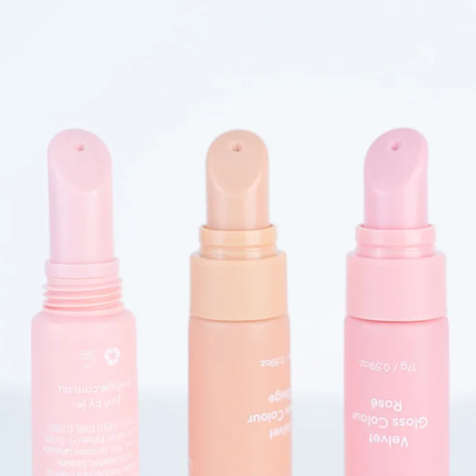 Fomalhaut new design biodegradable sugarcane 17g 0.59oz squeeze soft lip gloss tube