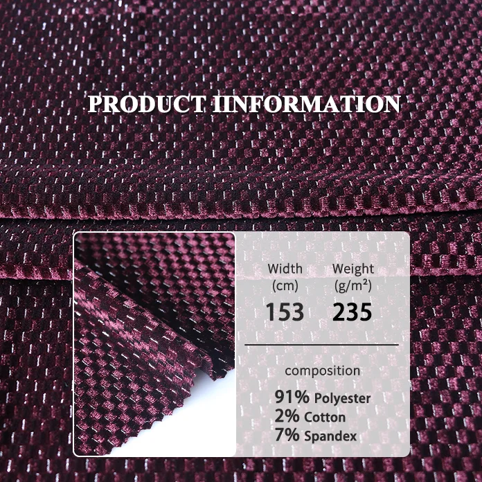 Lurex metallic striped cationic silver wide stripe heavy yarn dyed velvet fabric for suit skirt