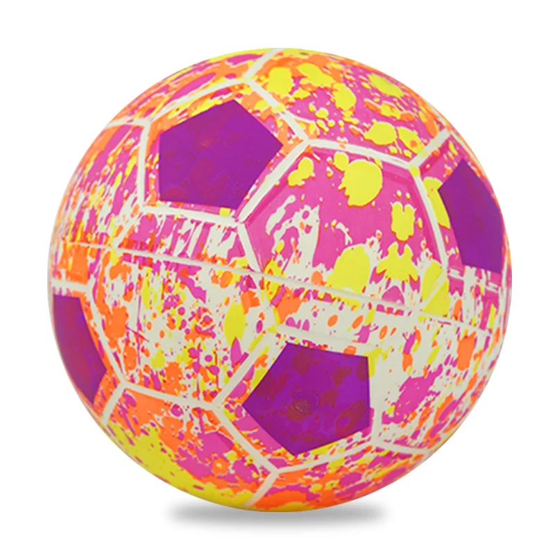 2021 New design factory hot sale full printed play balls PVC Rainbow Sports Ball Toys Inflatable ball