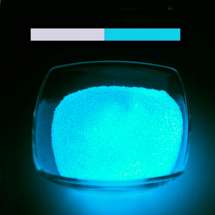 Long Lasting Night Glowing Fluorescent Phosphor Pigment Luminous Glow In The Dark Pigment Powder
