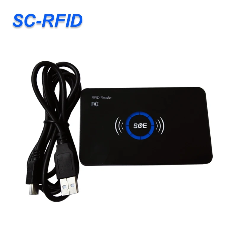 Contactless 13.56mhz/125khz  Rfid NFC Smart Card Reader with USB interface