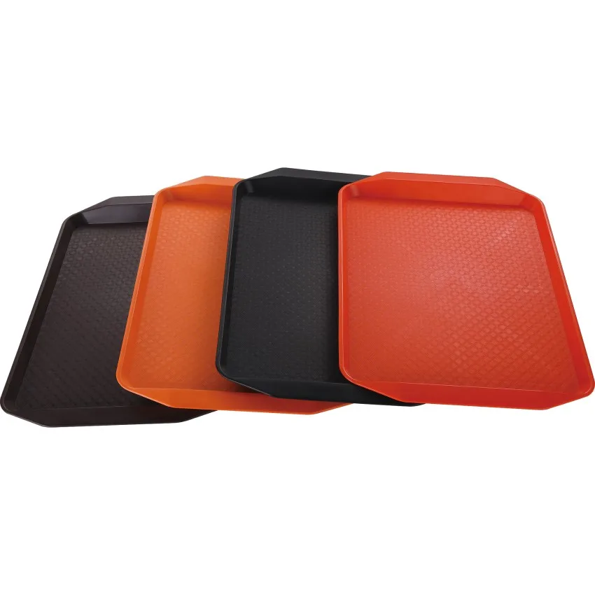 Прямоугольный пластиковый поднос для быстрого питания Сервировочные подносы ресторана чайного торта кухонный