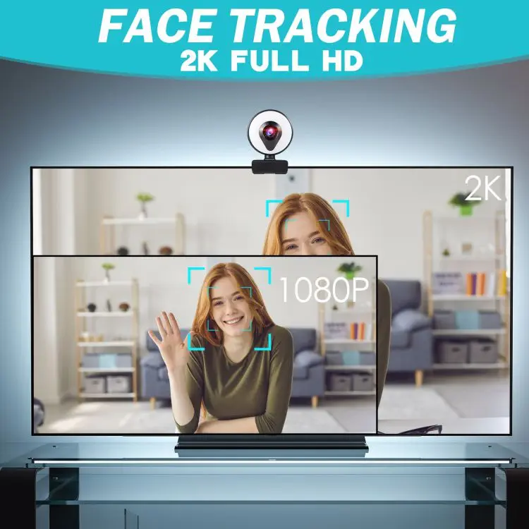 Webcam FULL HD 1080P 2K Web Camera USB Gamer Web Cam With Microphone Youtube Video PC Computer camera stream cam for streaming