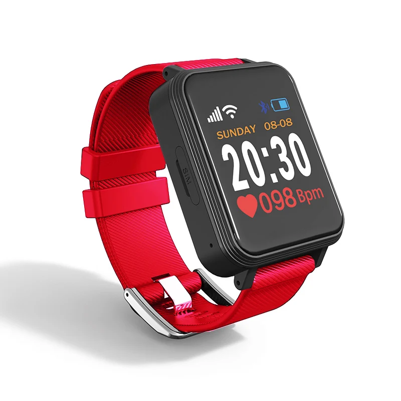 2022 new free SDK API waterproof LTE 4g sos gps adult watch 4g watch for elderly