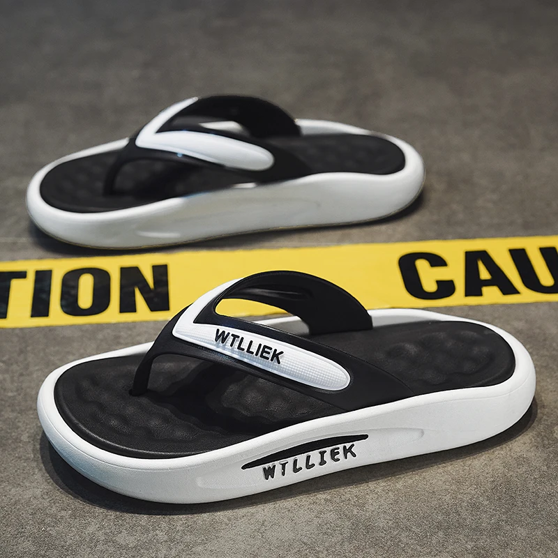 High Quality Advertising Beach Flip Flops For Men Custom Logo Unisex Custom Flip Flops