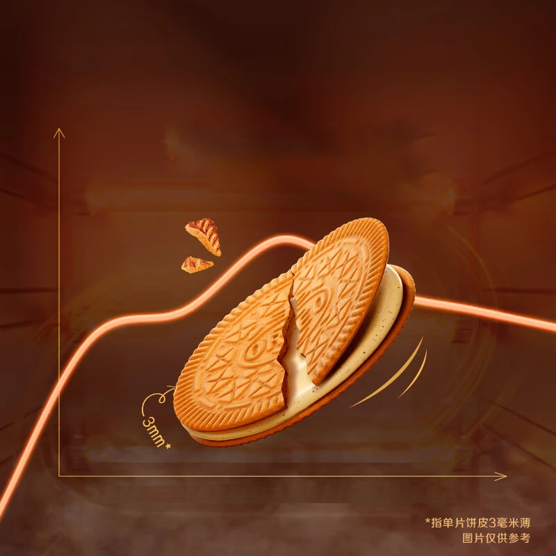 New Oreo cookies 0 sugar light milk latte flavor crispy sandwich cookies Oreo thins biscuit 95g/190g