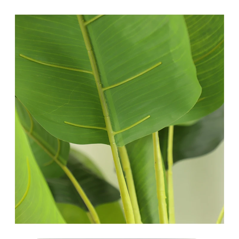 L Banana Leaf Artificial Bonsai Tree for Sale Banana Plant Tree for Indoor Decoration Bonsai Banana Tree