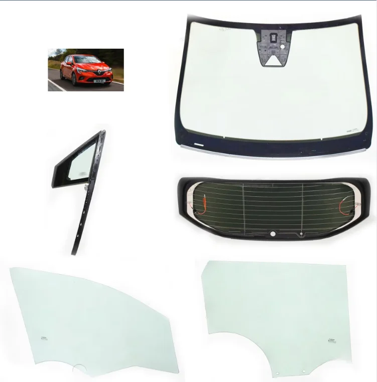 Renault Clio 19-  windshield glass sunroof car glass auto glass car parts windshields car sunroof  windscreen original