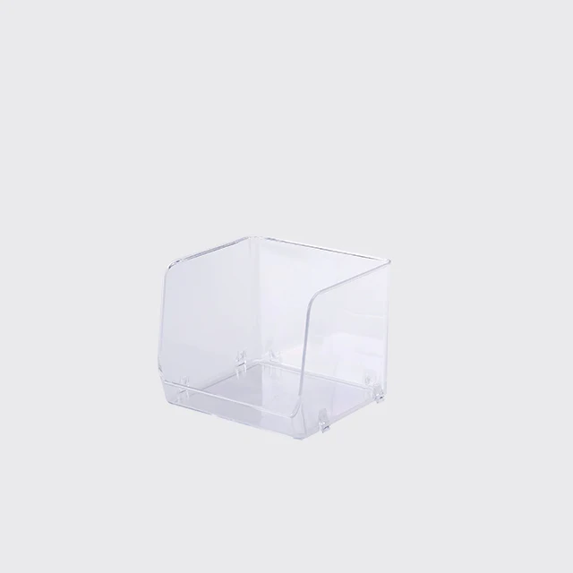 
SHIMOYAMA Two Types Transparent Clear Plastic Desktop Storage Box Organizer 