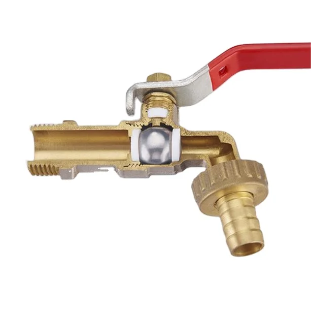 Factory Price Garden 1/2 Quick open wall mounted washbasin faucet Brass faucet