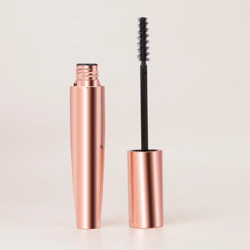 Luxury 7.3ml Pink Rose Gold Empty Eyelash Container Irregularity Mascara Tube with Private Label