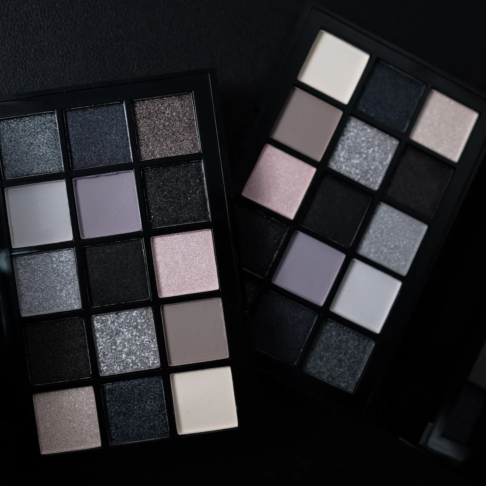 Long lasting wear dark smoky makeup eye shadow multi reflective 15 colors matte glitter high pigment cosmetics powder for stage