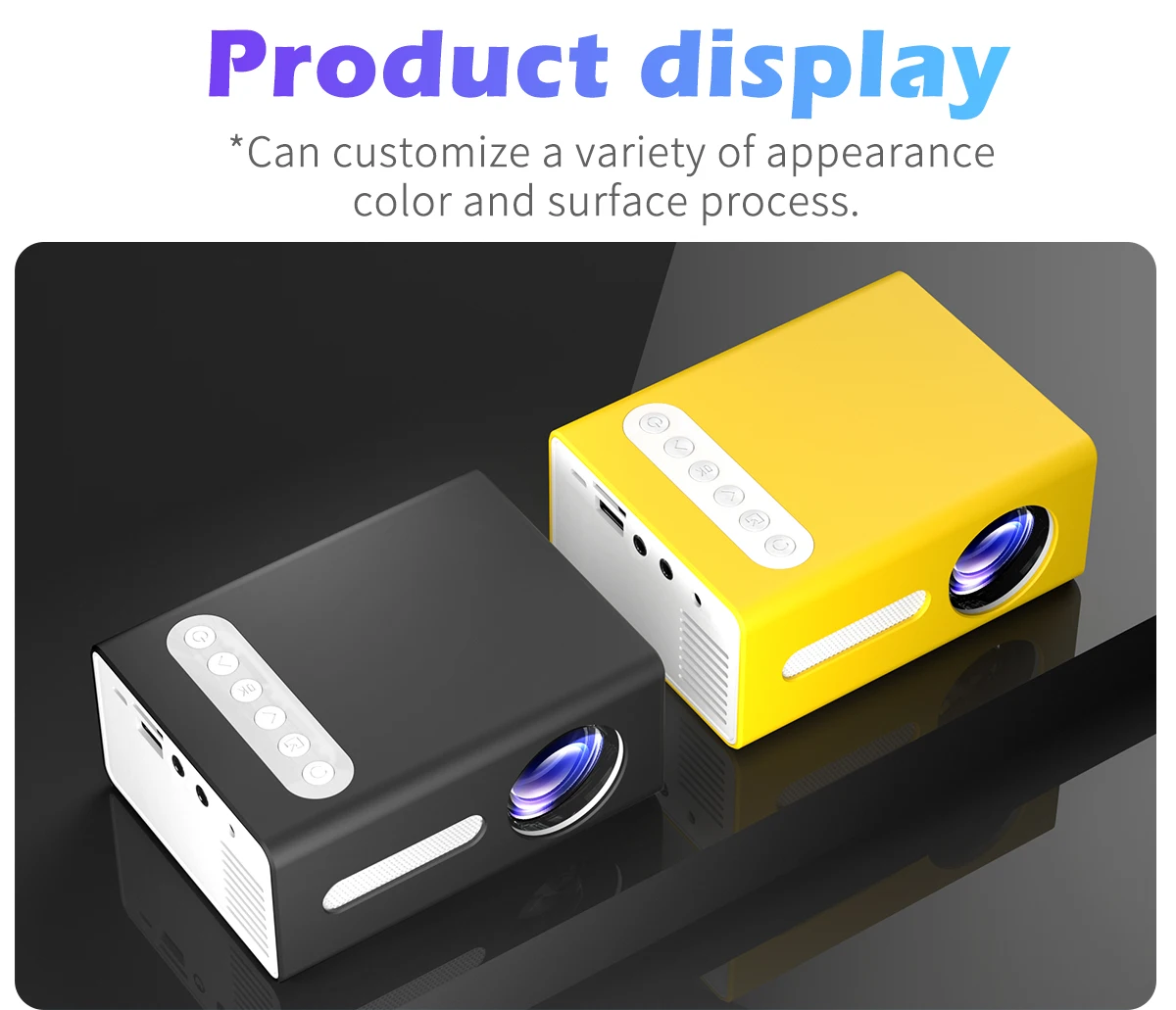 
Daylight Holographic Night Street Education Supported 1080P HD LED Projector 