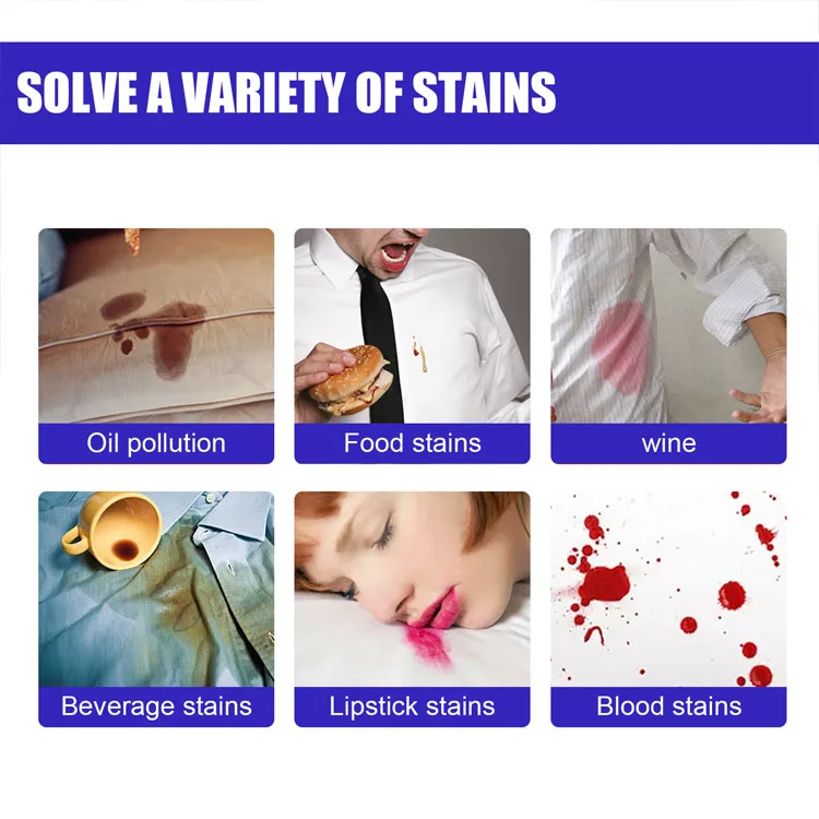 Jue Fish Instantly Remove Multiple Stains Strong Decontamination Harmless Clothes Stain Remover