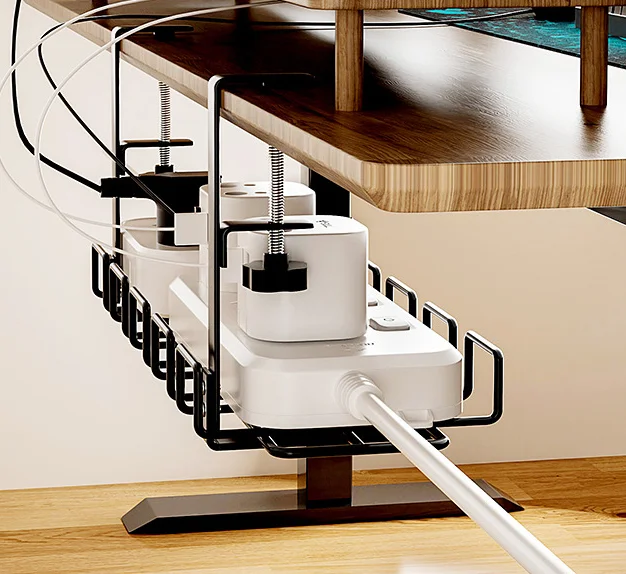 Adjustable Desks Cable Management Wire Organizer Under Desk Cord Organizer