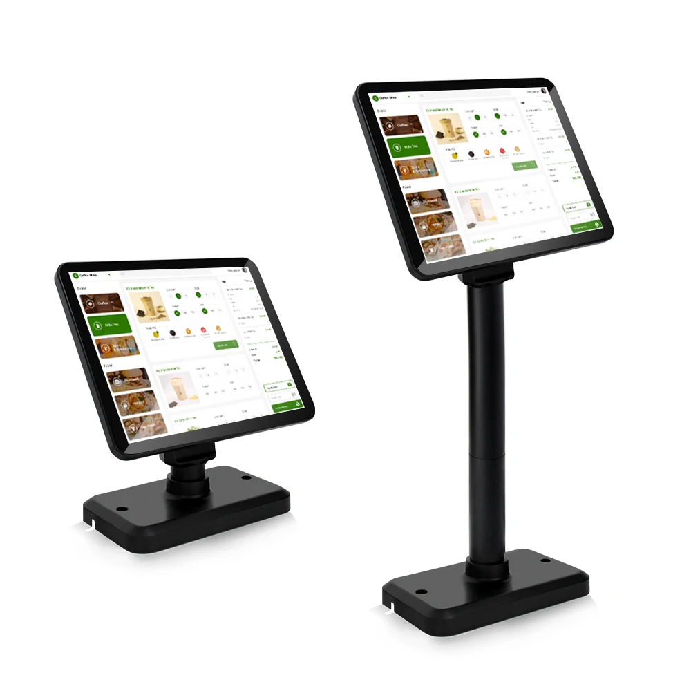 Customer Display Pd-9700f Pos System 2 Lines Vfd Pos Display With Capacitive Touch Screen Optional Pos Pole Displays