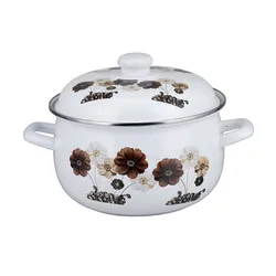 Zhili New Product 806D Kitchen Set Cookware Enamel Pot Set With Hollow Handle