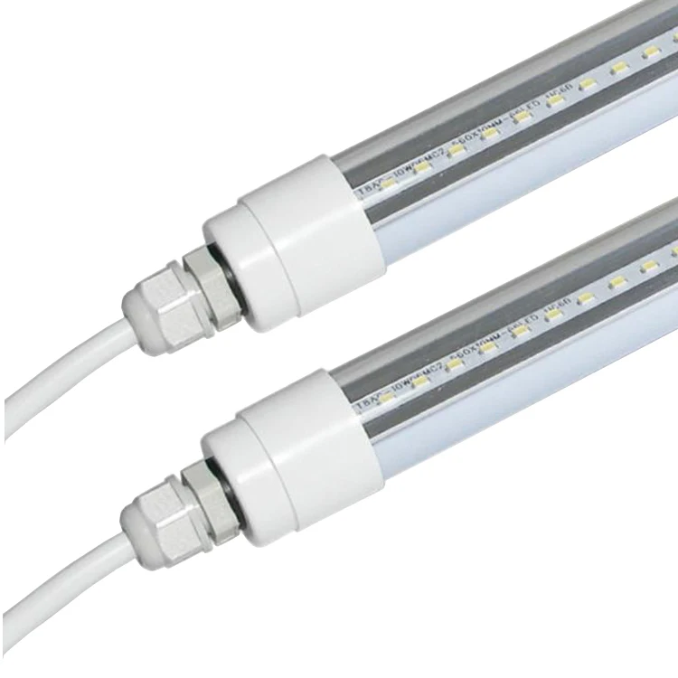 waterproof 0.3M 0.6M 1.2M 1.5M 135LM/W T8 led tube with plug for refrigerator fish tank bath room kitchen