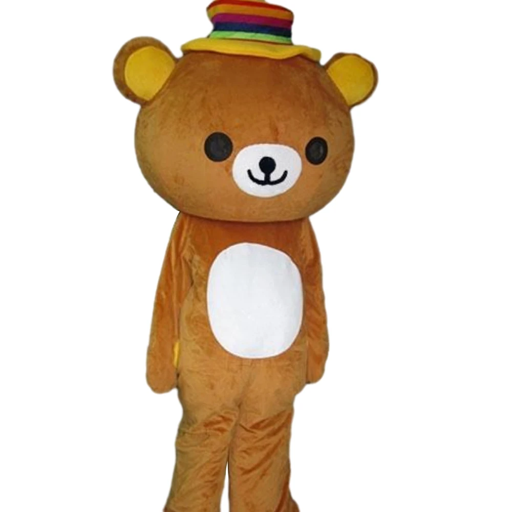 Custom Cartoon Character Navy Rilakkuma Cute Bear Mascot Costume  Animal Halloween Party Mascot Suit  Fancy Dress