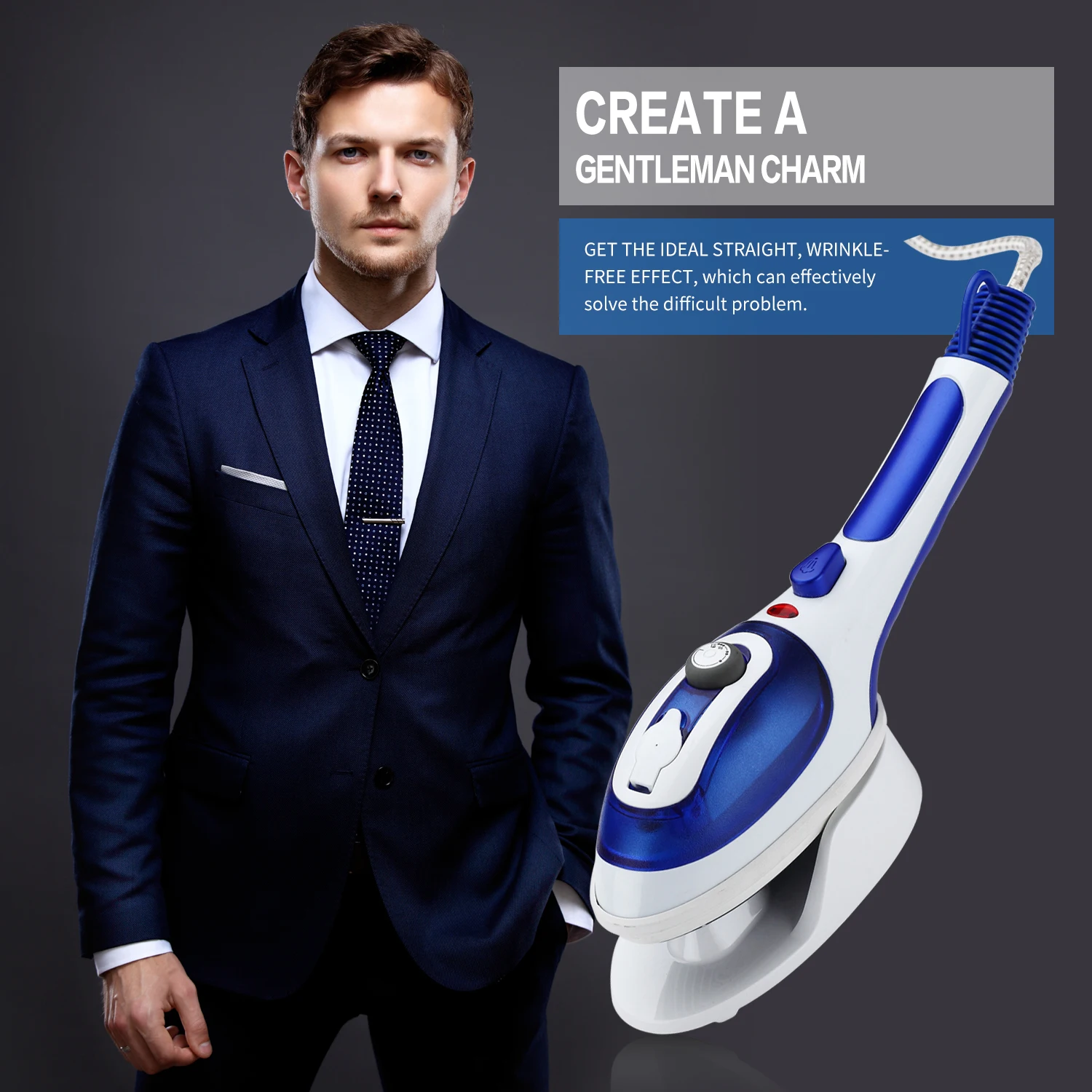 Professional Portable Handheld Garment Steamer 110V 220V Travel Fabric Handheld Iron Steamer Machine for Clothes