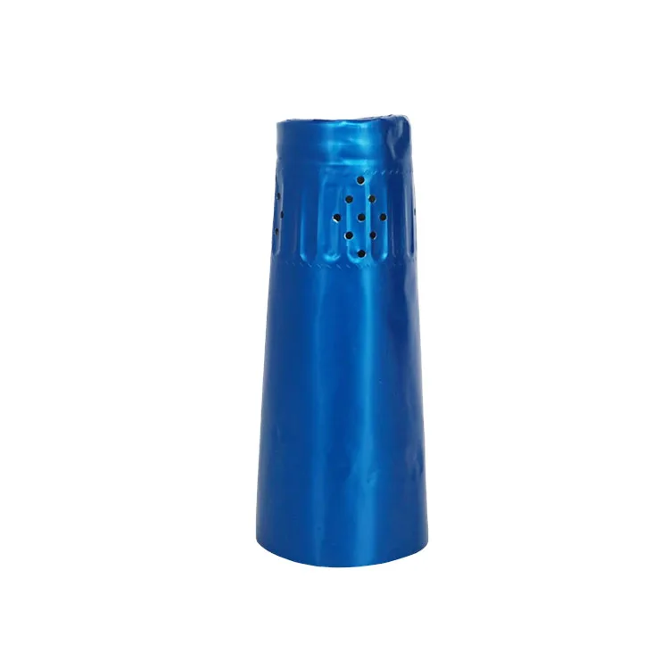 34*115 mm Champagne Aluminium Foil Capsules For Sparkling Wine Bottle Shrink Caps