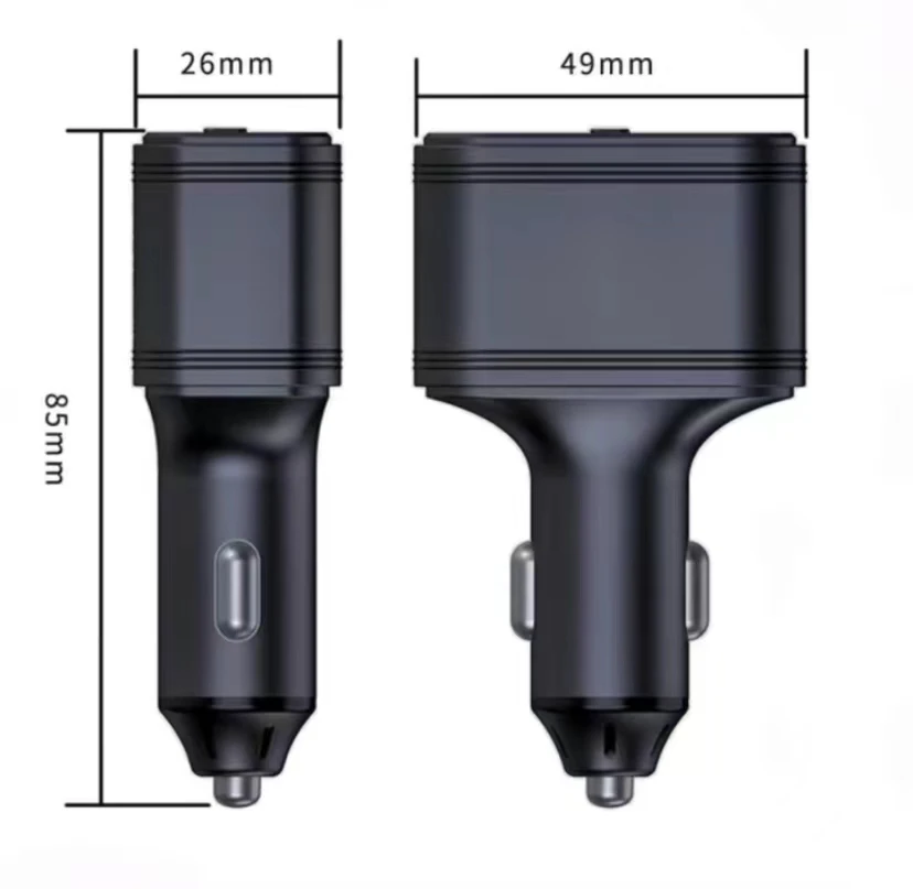 Cigarette Car Charger Vehicle GPS Tracker with Dual USB Fast Charge GPS Tracking Device Free APP & Platform