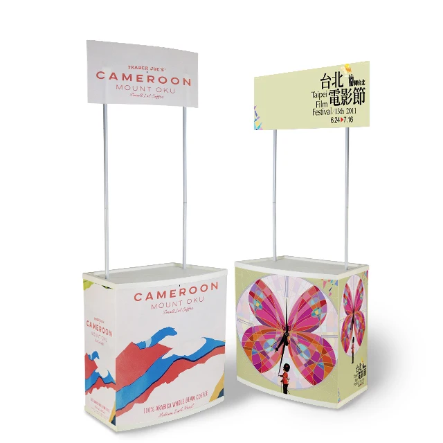 Оптовая продажа, новый алюминиевый выставочный стенд для супермаркета, портативный рекламный стол