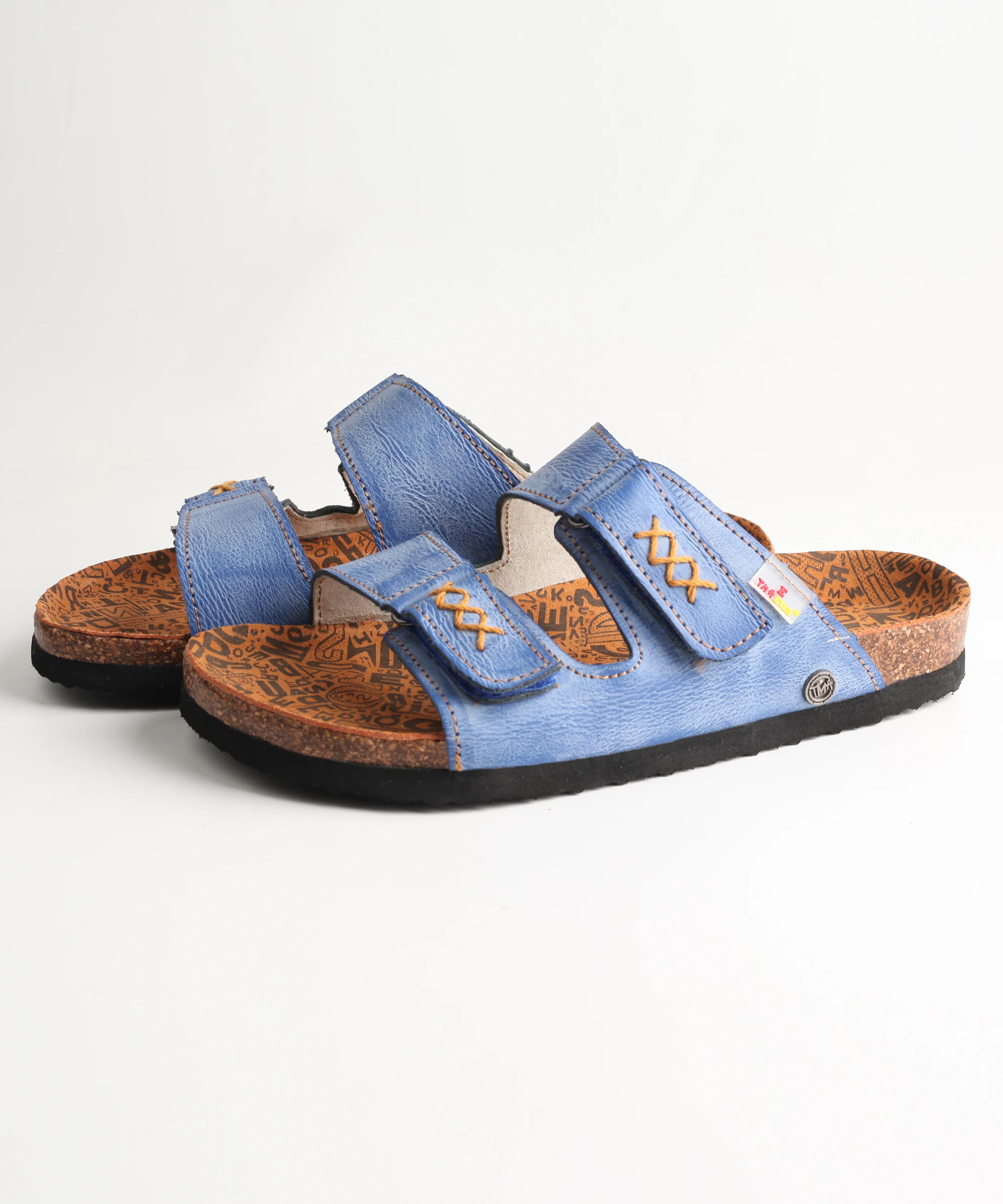 TMA EYES Sandalias Mujer Cork 2023 Summer New Style Flat Anti-slip Open Toe Outdoor Fashion Casual Beach Sandals for Ladies