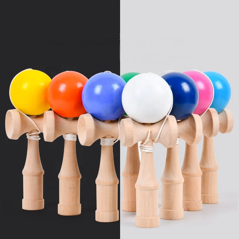 Wooden Kendama Toy Wooden Tribute Children Toys Japanese Cup and Balls Catching Kadomas Games For Kids Early Education