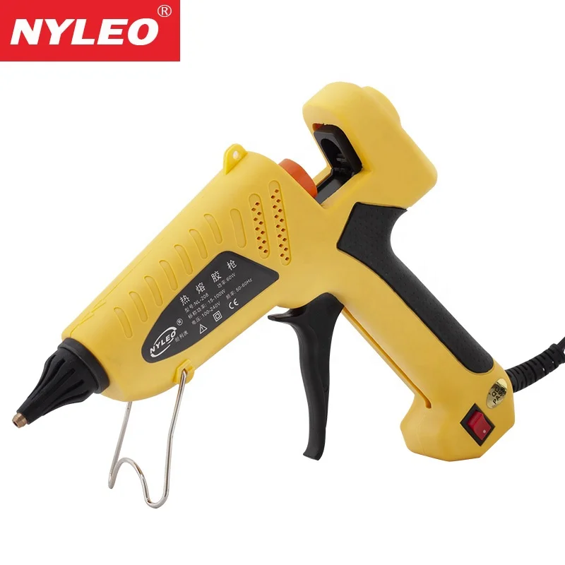 Factory Direct Sale Hot Melt Glue Gun with CE 220V/50HZ Not Rated 100-240v 150-250w CN;GUA NL-208 Single NYLEO 11mm