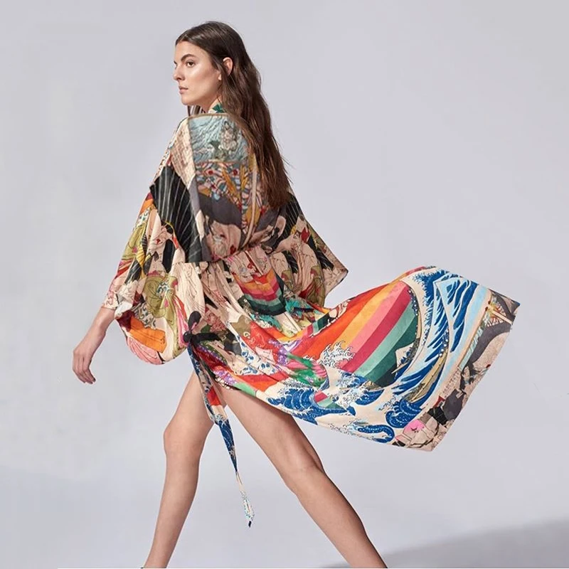 
Beach Wear Cover Up Summer Dresses Beach Beach Dress Cover Up Japanese Kimono 