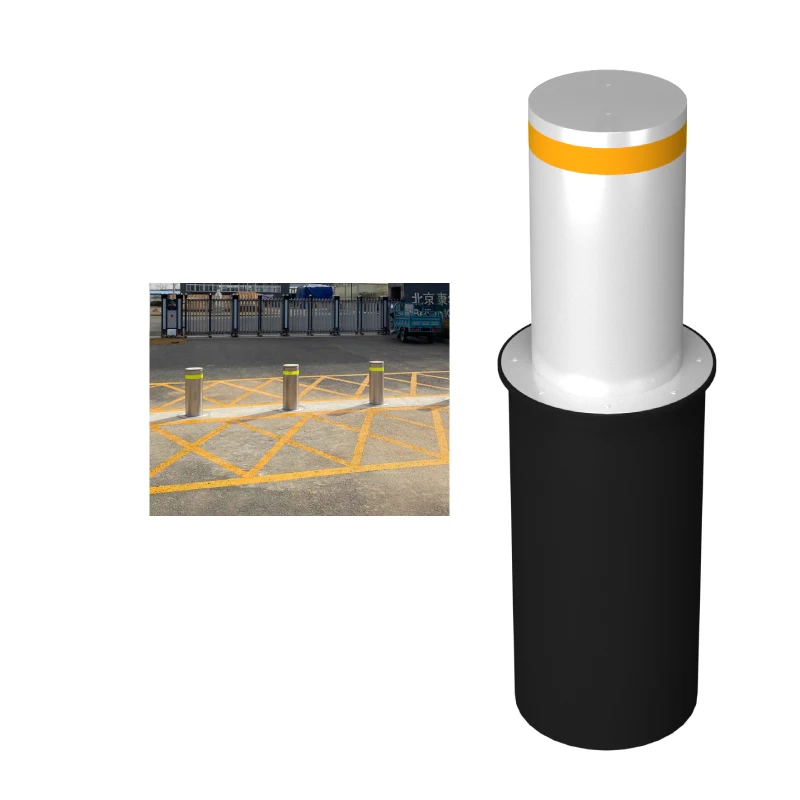 Electric Anti-Ram Raid Bollard, 219mm for Parking Lot Security, Pedestrian Protection, and Traffic Control