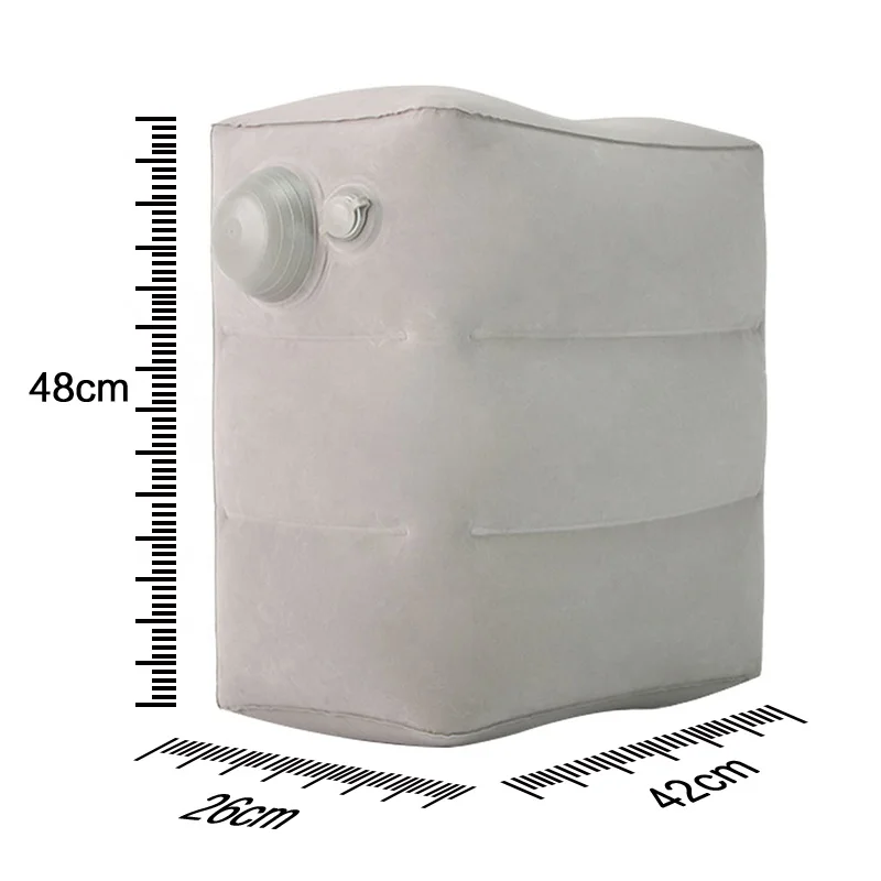 Inflatable foot rest Pillow for Airplane Toddler & Kids Airplane Bed for Good Night Sleep Leg Rest Pillow for Travel