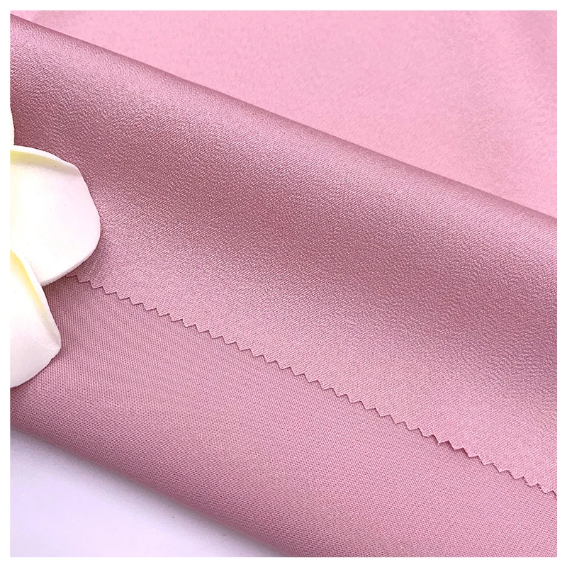 Luxury Glossy Metallic Liquide Satin Viscose Taffeta Spandex Silk Polyester 8299# Lining Satin Wholesale Stretch Acetate Fabric