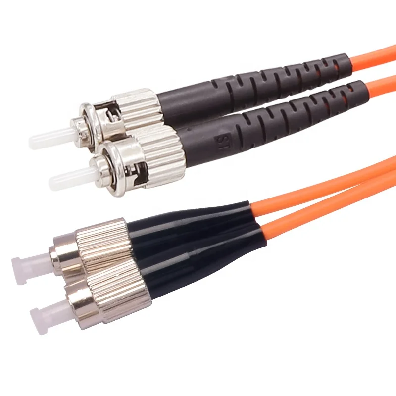 
Factory price ST/UPC-ST/UPC multimode dual-core fiber optic cable 