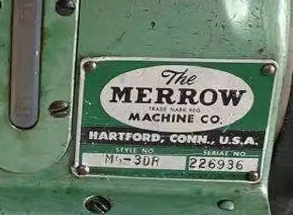 Merrow MG-3U 3-thread Industrial Sewing Machine for Emblem Edging