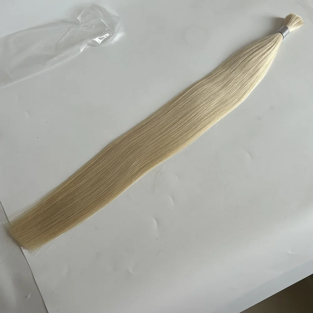 Wholesale Blonde Bulk Best Hair Quality No Weft Human Hair Bulk for Braiding
