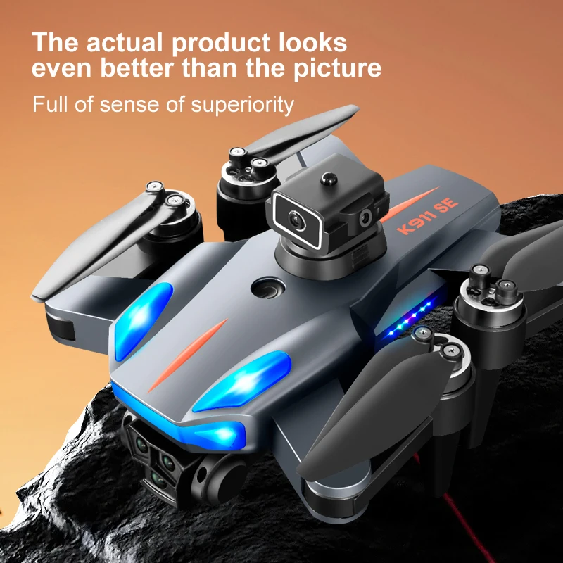 New K911 SE GPS 4K Drone Professional Obstacle Avoidance 8K DualHD Camera 5G Brushless Motor Foldable Quadcopter Gifts Toys