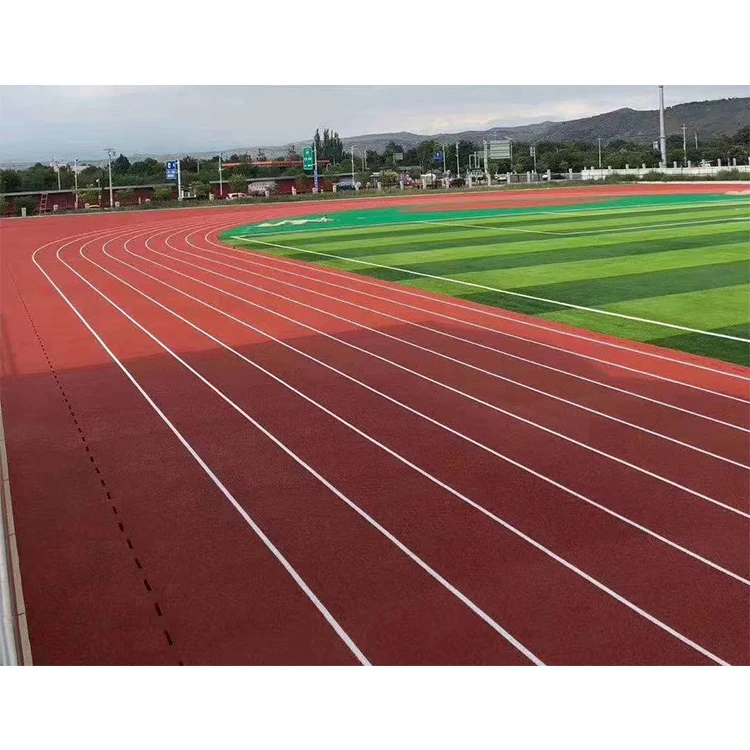Rubber running track surface 13mm iaaf running track carpet athletics running track