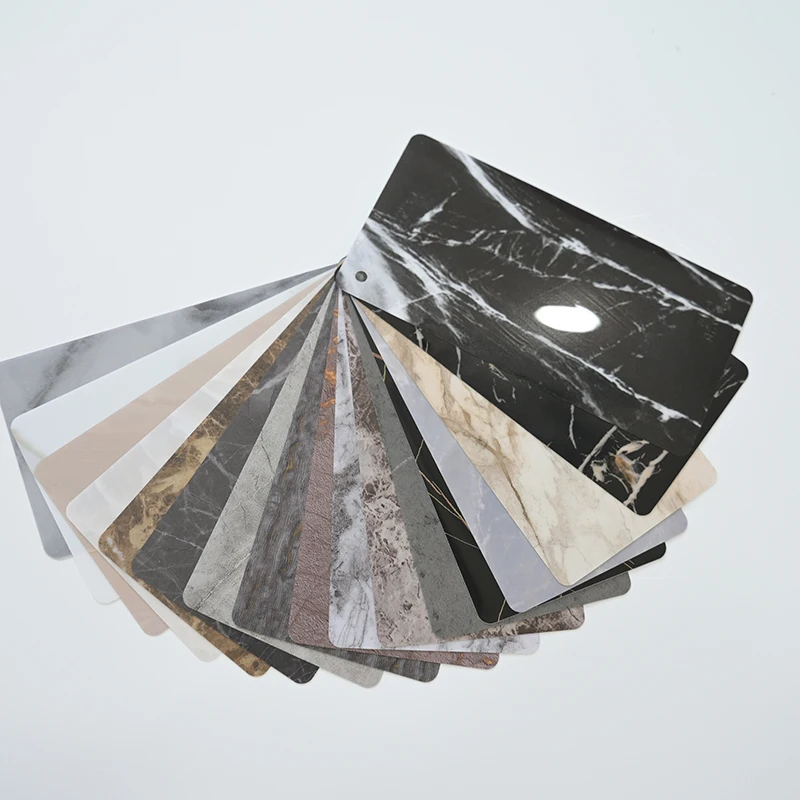 Factory Direct Sales Marble Design PETG Film Decor Film Marbl For Furniture Sheet