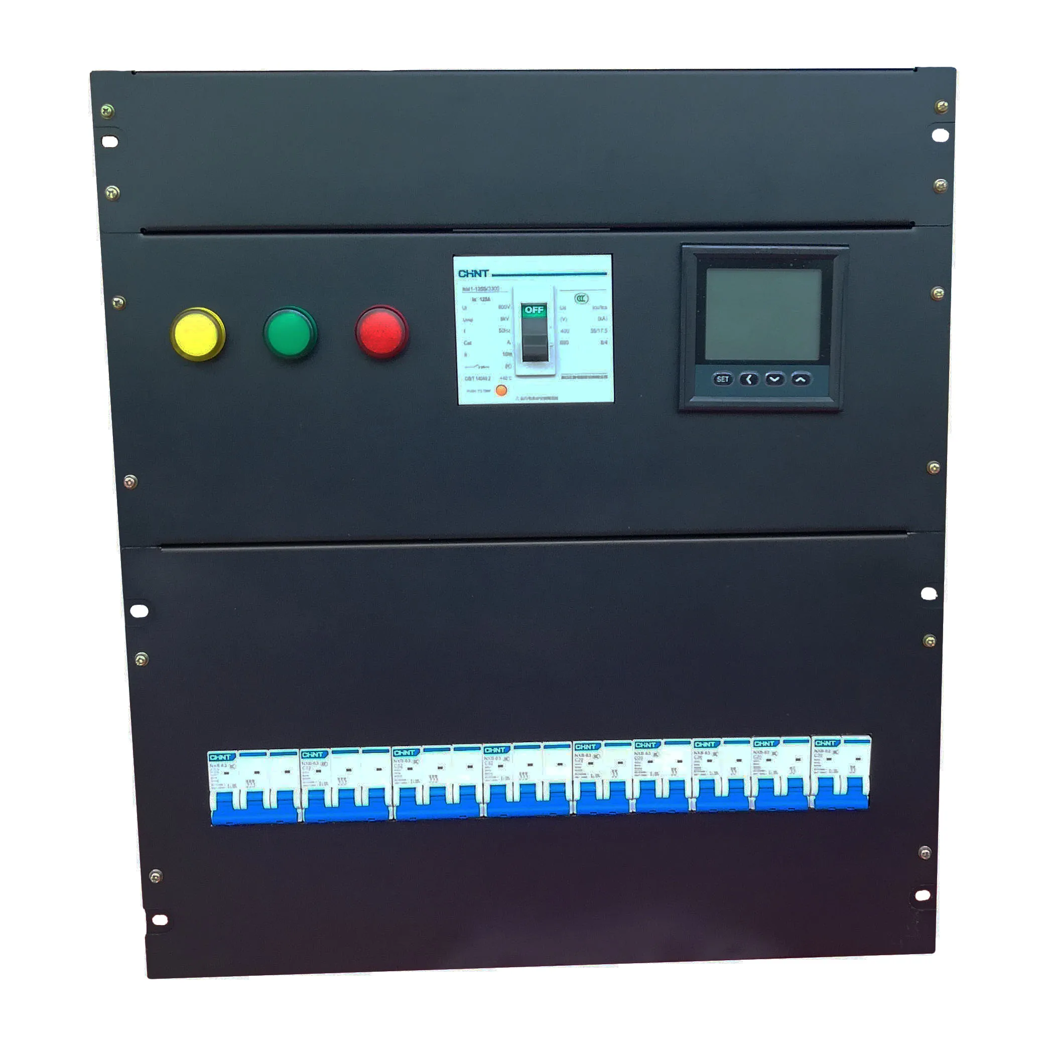 12U AC POWER DISTRIBUTION CABINET with CHNT SWITCH 380V to 220V AC electric box