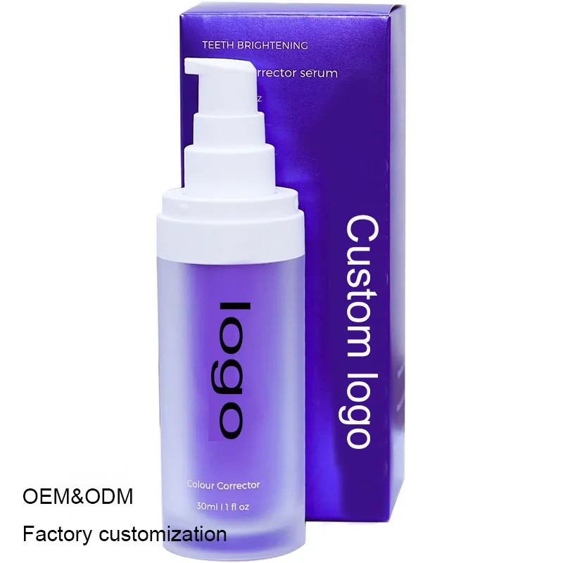 Best v34 Purple Toothpaste Teeth whitening Sensitive Teeth Whitener v34 Purple hydroxyapatite  custom Toothpaste factory