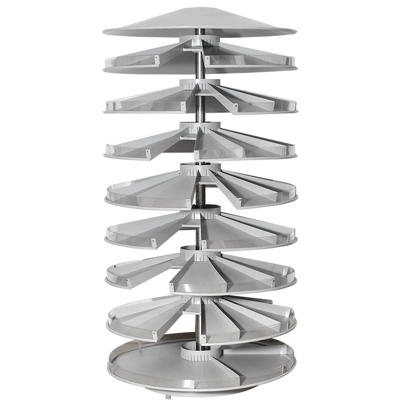 YFQ-H25 Rotary Medicine Shelf with Six Rotary Shelves Adjustable Brace to different sizes