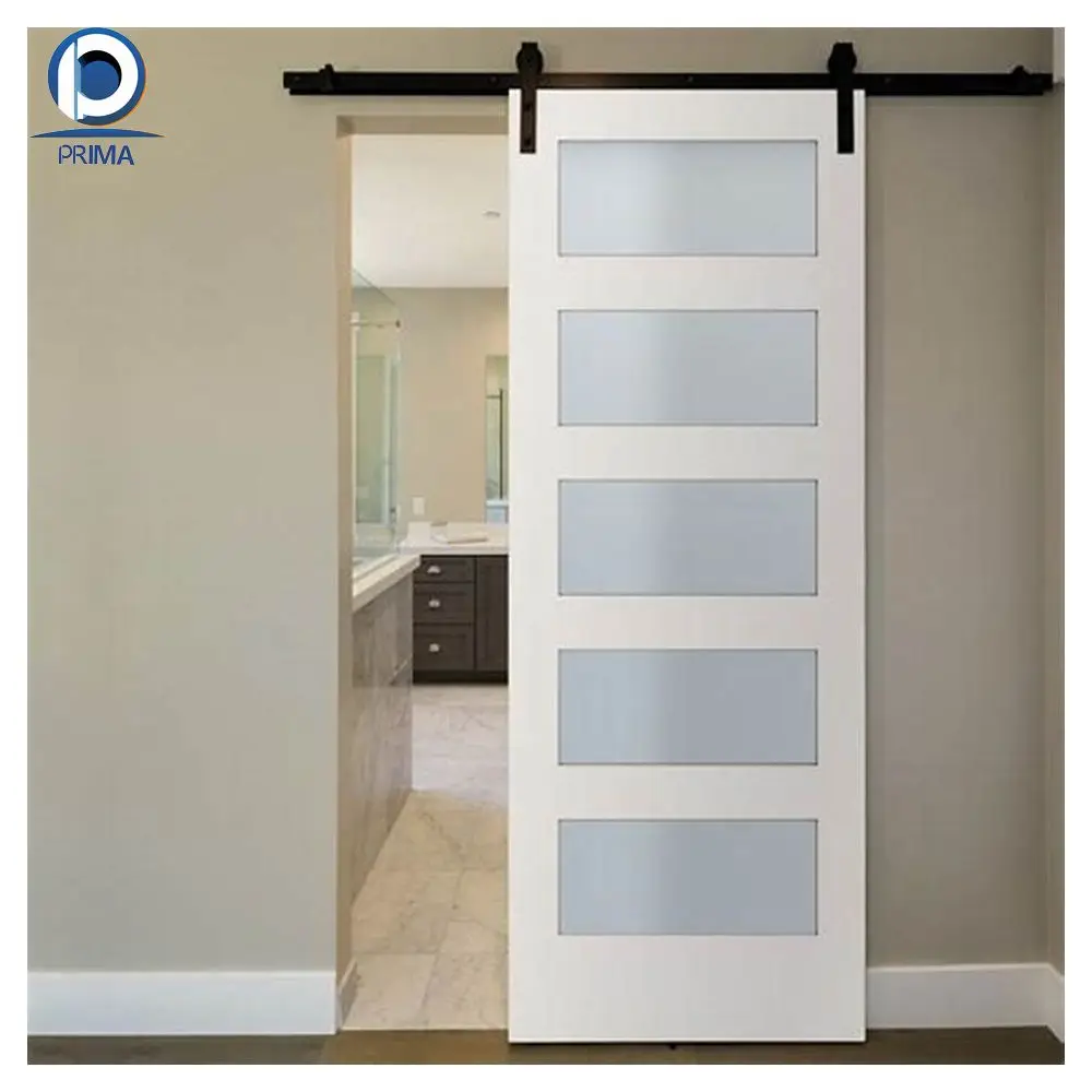 Prima Factory Made Wooden Barn Doors Sliding Modern And French Door Refrigerators Or Other Doors For Villas