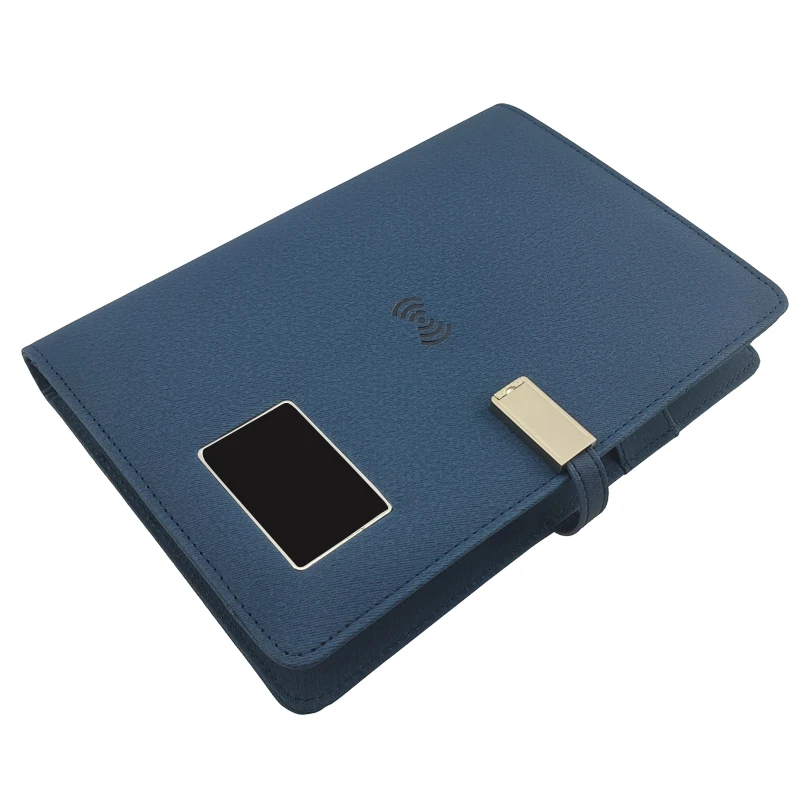 Модернизированное многофункциональное Беспроводное зарядное устройство USB-флеш-накопитель со светодиодной подсветкой и логотипом A5 органайзер из искусственной кожи с внешним