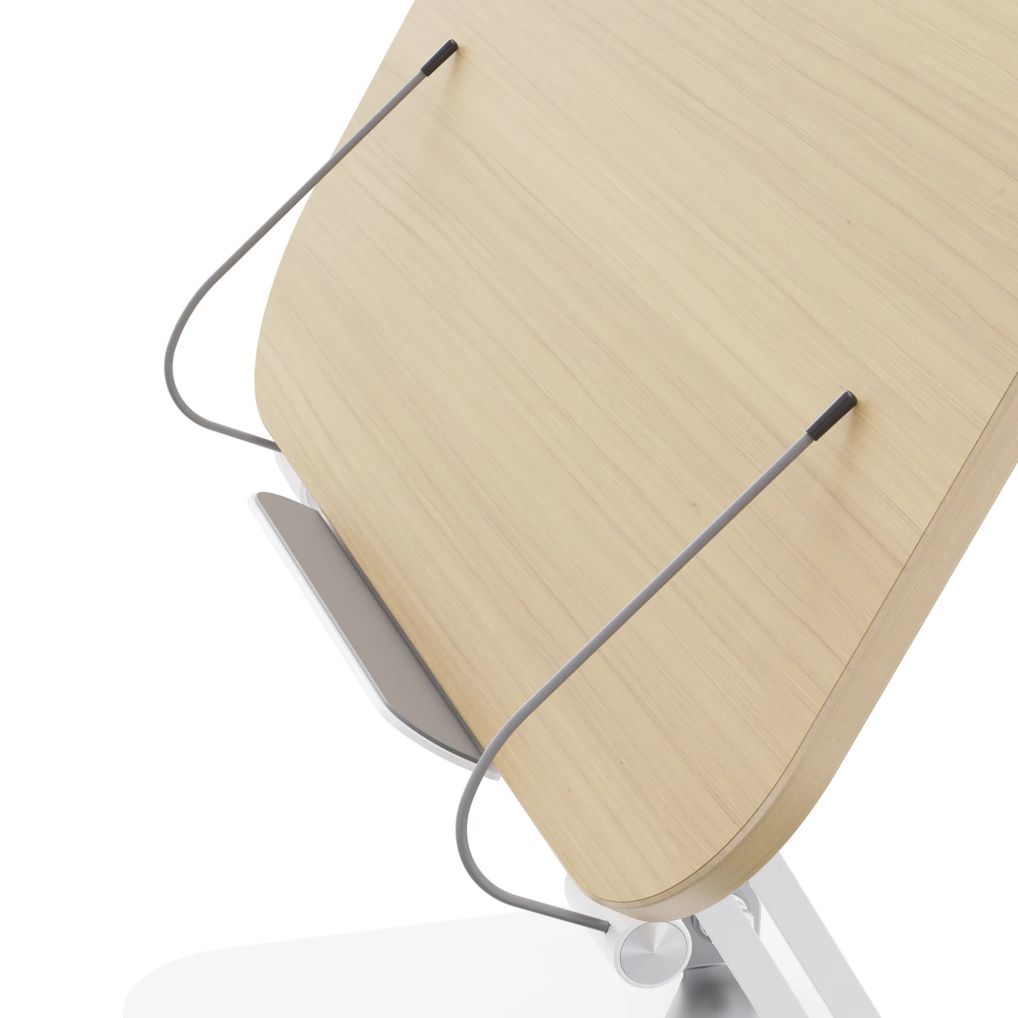 Factory hot sales Foldable Adjustable Book Stand With Fixing Clips For Recipes Textbooks Portable Sturdy wooden book stand