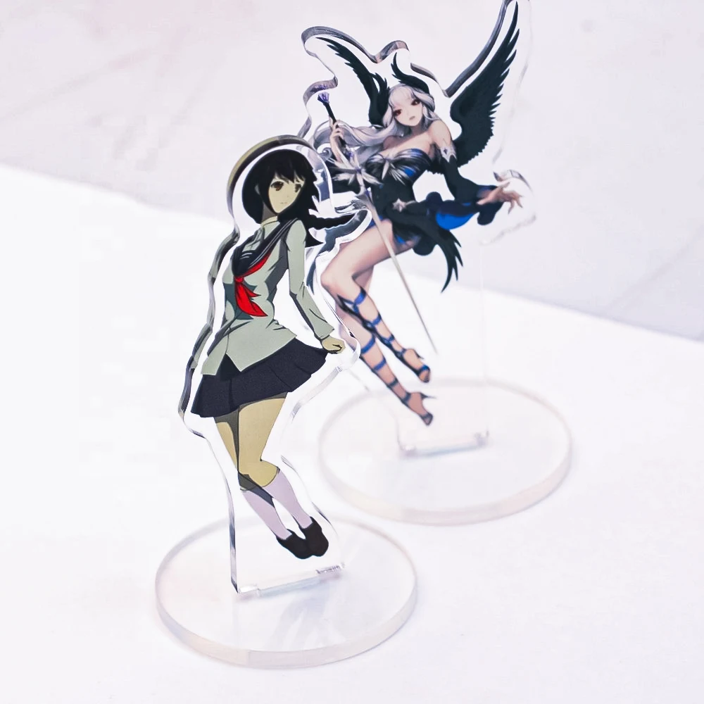  Vograce Wholesale New Design Custom Shaped Transparent Animation Game Character Acrylic Action Comic Figure