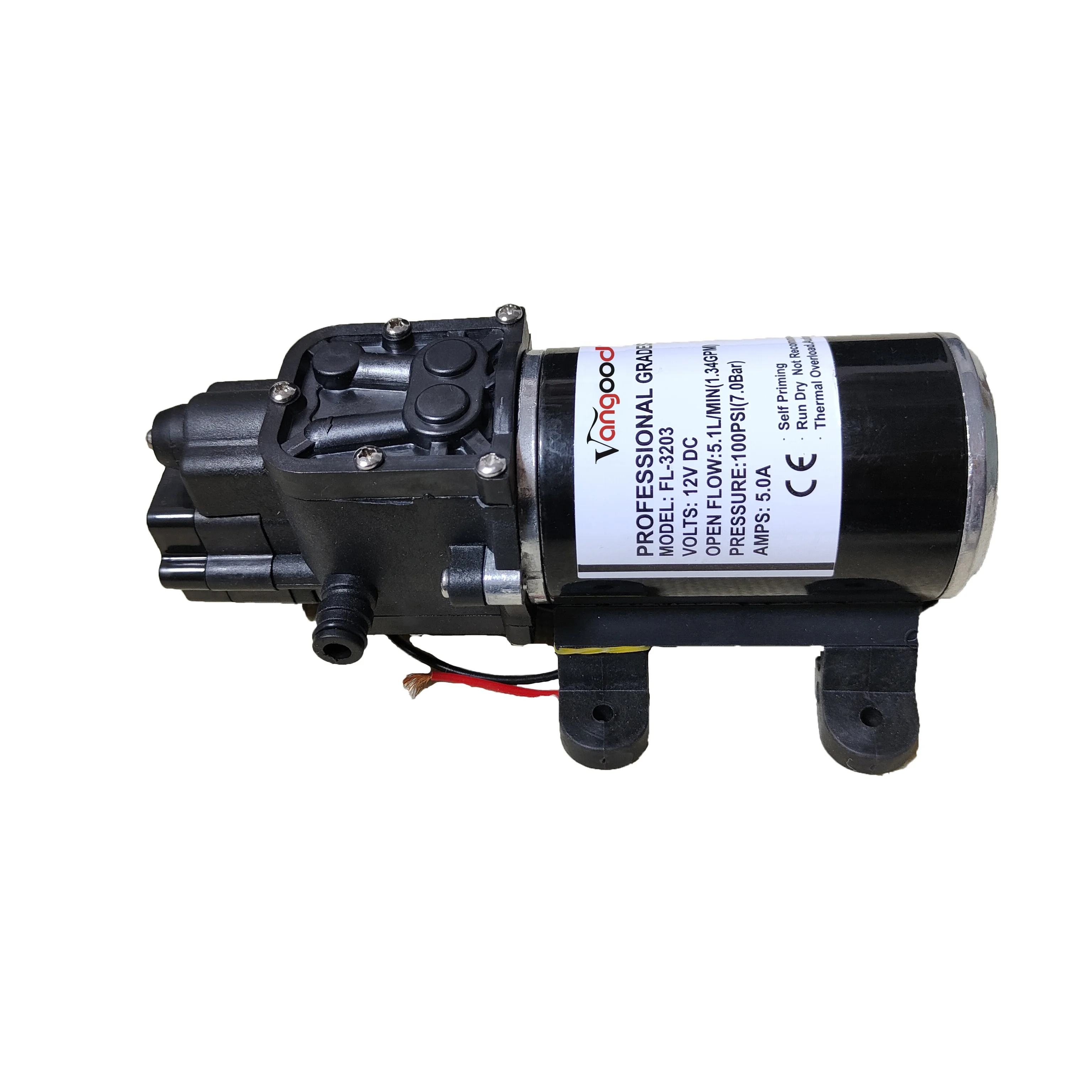12V DC Gas Water Heater Parts Battery Power Low Pressure Self Priming Water Pump